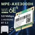 WiFi 6E 5374Mbps Wireless Mini PCI-E Scheda WiFi Dual Band 2.4G/5Ghz BT 5.2/5.3 802.11AX Wlan Adattatore per scheda di rete per Win10