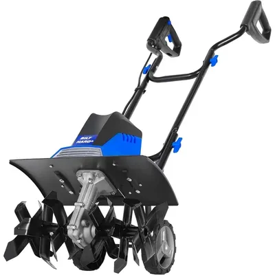 BILT HARD Tiller Cultivator 16 inch, 13.5 Amp 6 Steel Tines Tillers for Gardening Foldable, Electric