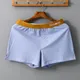 Slip in cotone da uomo Sexy pantaloncini intimo allentato a vita bassa tronchi Homewear comode mutandine da uomo