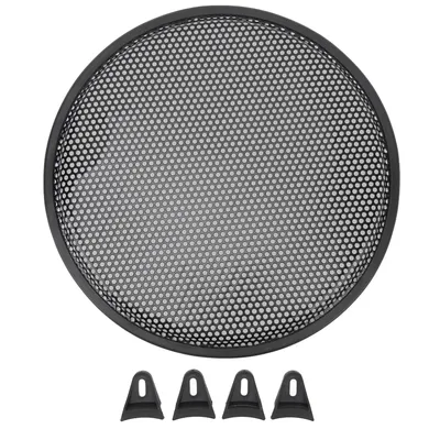 12 Inch Speaker Grill Iron Subwoofer Speaker Circle Cover Audio Mesh Protector Guard for Car RV
