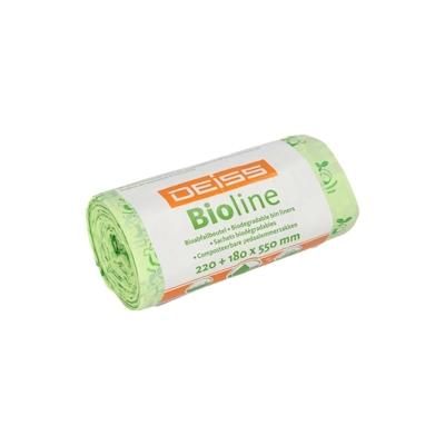 DEISS Bioline Müllbeutel 10 Liter mit Tragegriff | 06065 Image