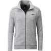 Strickfleecejacke DEPROC ACTIVE "KIRKVALE X MEN", Herren, Gr. XL (54), grau (hellgrau), 100% Polyester, casual, bequem, Langarm gerader Abschluss mit Gummizug, Jacken, auch in Großen Größen erhältlich
