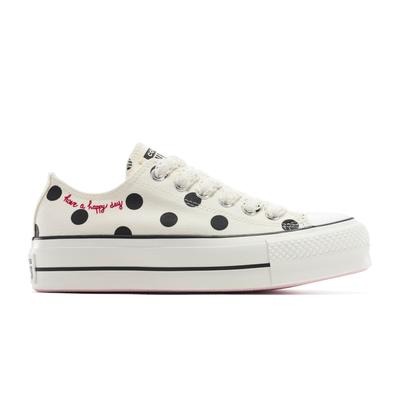 Sneaker CONVERSE "CHUCK TAYLOR ALL STAR LIFT", Gr. 39,5, egret, schwarz, days ahead, Textil, sportlich, Schuhe Image