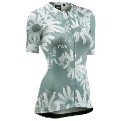 Northwave - Women's Blade Jersey Short Sleeve - Radtrikot Gr L grau/türkis Image