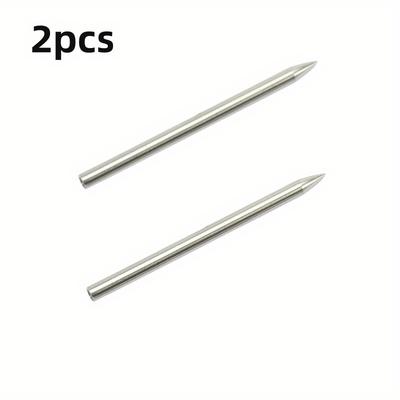 TEMU 2/4/6pcs Paracord Weaving Needles, Stainless Steel Lacing Needle Stitching Needles, For Diy Craft Leather Lacing Paracord Tools Image