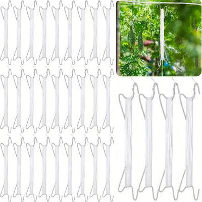 TEMU Plant Support Structure, Tomato Hook Tomato Hook Hanging Yuanshan Hook 10 Meter Line Image