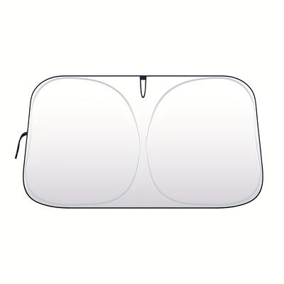 TEMU 1pc Portable Car Windshield & Sunshade - Interior Accessories For Hot Front Sunshade Cover, Car Front Seat Sunshade Image