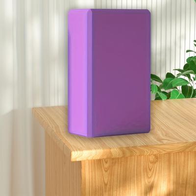 TEMU Double-pack High-density Eva Yoga Blocks With Beveled Non-slip Stretching Aid, Durable And Lightweight Fitness Bricks For Flexibility And Pilates Enhancement Image