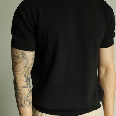TEMU Men's Slim- Neck Sweater - Soft Knit, Solid Color, Ideal For Business Casual, Breathable & Comfortable For All , Fall/winter, Sweater Vest Image
