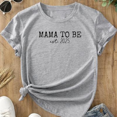 "TEMU 1pc Women's "" Pregnancy Announcement Casual T-shirt - Soft & Comfortable, Loose Fit, Expectant Mothers, Ideal Holiday Gift, Everyday ||stylish Letterin" Image