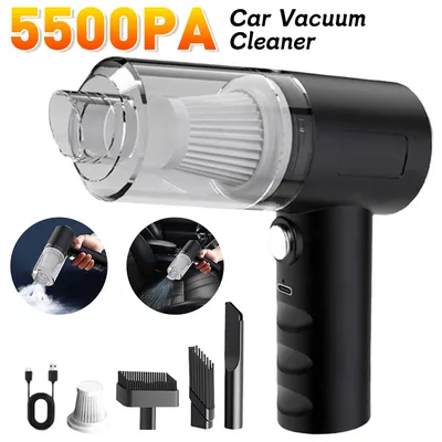 Auto Staubsauger 120w Hochleistungs-Handrei nigungs roboter 5500pa Fahrzeug Vakuum Auto Staub Buster Image