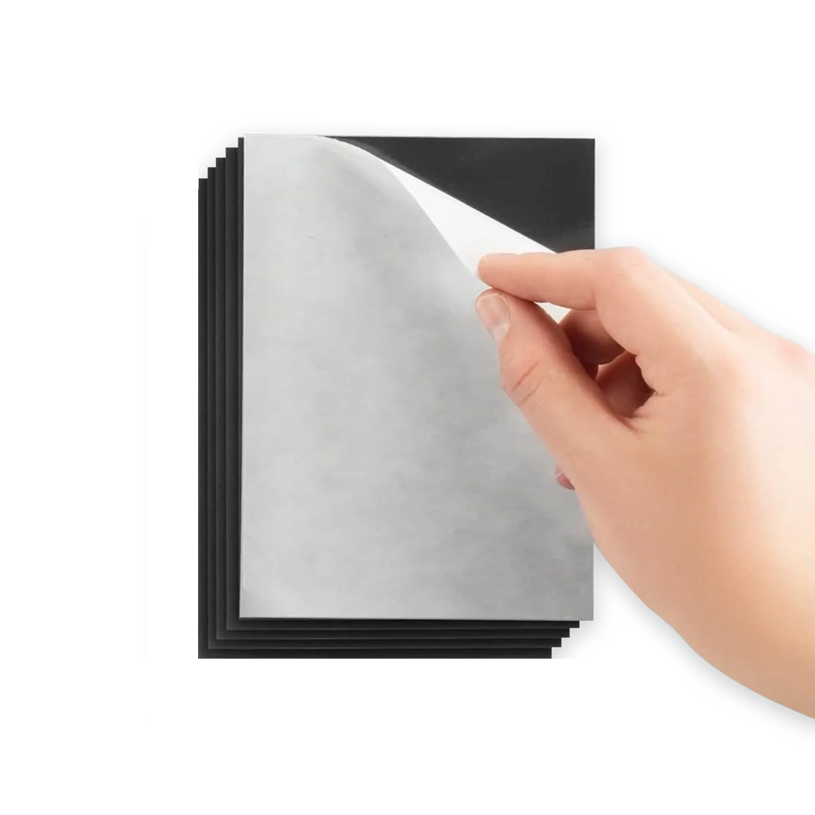 3R magnetische Klebefolien, 8,9 x 12,7 cm, selbstklebendes magnetisches Papier, magnetisches selbstklebendes Fotopapier, Kühlschrankmagnet Image