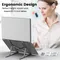 Aluminium Legierung Laptop Stand Tragbare Notebook Unterstützung Halter Computer Halterung Für Macbook PC Faltbare Laptop Basis Stehen Nicht-slip