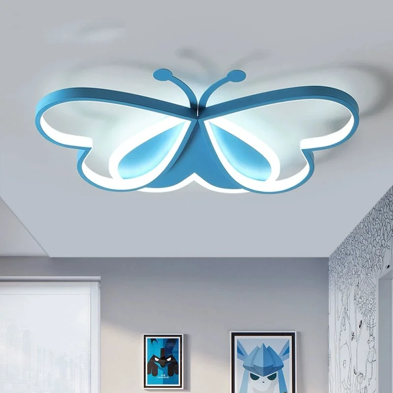 Moderne Kreative Schmetterling Kinderzimmer LED-Deckenleuchte Einfache Schlafzimmer Restaurant Kronleuchter Jungen Mädchen Haus Dekor Beleuchtung