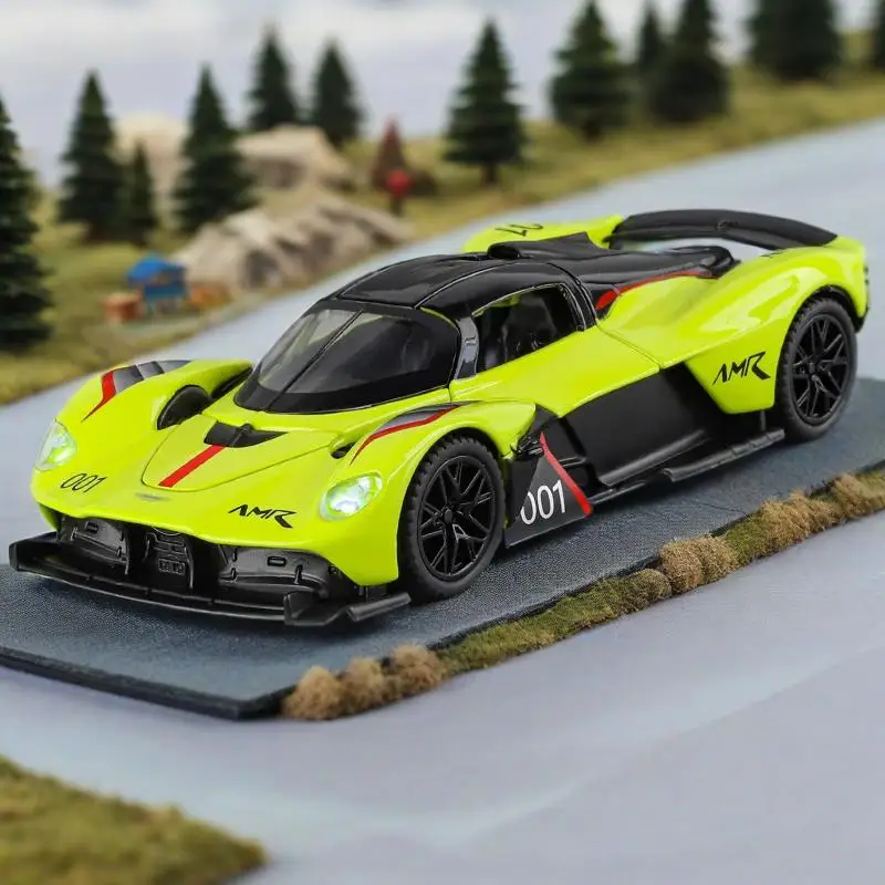 1:32 Aston Martin Walküre AMR 001 Supersportwagen Legierung Druckguss Metall Modellauto Sound & Licht Sammeln Hobbys Geburtstagsgeschenk