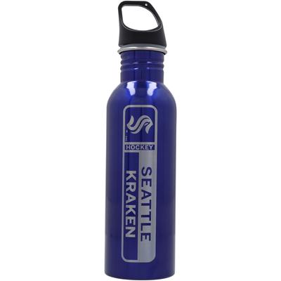 Seattle Kraken 26 oz. Blaue Edelstahl-Wasserflasche mit Lasergravur Image