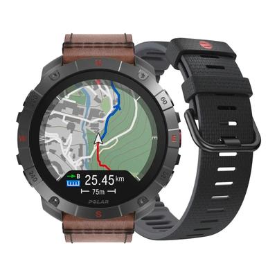 Smartwatch POLAR "GRIT X2 PRO", grau (titan), Smartwatches Image