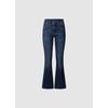 5-Pocket-Jeans PEPE JEANS "FLARE JEANS MW VENUS", Damen, Gr. 27, Länge 30, used blau medium, Denim/Jeans, Obermaterial: 94% Baumwolle, 5% Polyester, 1% Elasthan, casual, ausgestellt, Jeans, im Flared Fit