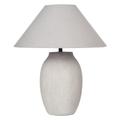 Lampe à poser céramique gris clair