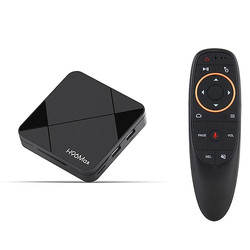 H96max Android TV Box con 4K Ultra HD, Wi-Fi 6, Bluetooth 5.4, USB 3.0 – Lettore multimediale intelligente per streaming, giochi, Screencast e home theater
