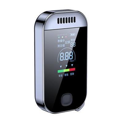 Portable Digital Breathalyzer Keychain – LED Display, 3-Color Alcohol Alert, Non-Contact, USB Rechargeable, Accurate Hygienic, for Drivers Personal Use