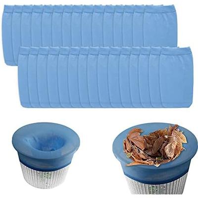 50 Pack Pool Skimmer Socks, Reusable Pool Socks for Skimmer Basket, Skimmer Socks for above Ground Inground Pool