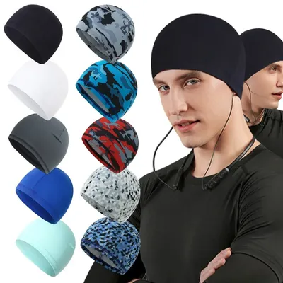 Summer Outdoor Running Speed Dry Ice Silk Riding Hat Motorcycle Breathable Inner Tank Hat High