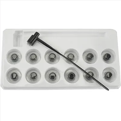 New 7 Star Needle & Plum Blossom Dermal Hammer, Seven Star Needle Set (1BOX (12PCS))