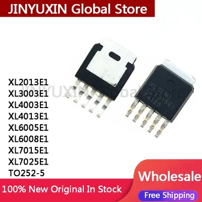 10Pcs XL7015 XL7015E1 XL2013E1 XL3003E1 XL4003E1 XL4013E1 XL6005E1 XL6008E1 XL7025E1 TO252-5 IC