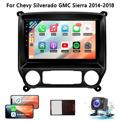 10.1 Inch Touchscreen Wireless Car Stereo Radio for Chevrolet Chevy Silverado & GMC Sierra 2014-2018