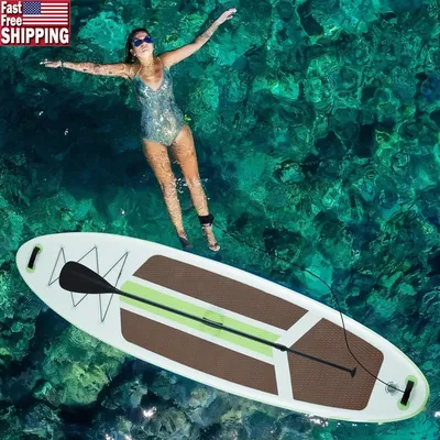 Inflatable Stand Up Paddle Board with Non-Slip Deck Pad Portable SUP Accessories Includes Pump