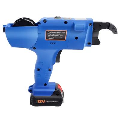 Automatic Rebar Tying Tool, Battery-Powered, Adjustable Design for Construction, Dual Lithium