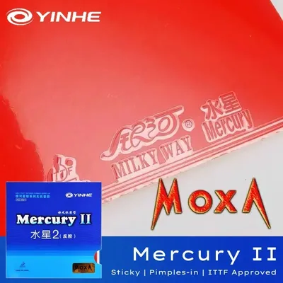 YINHE Mercury 2 Table Tennis Rubber Sheet Pimples-in Sticky Professional Ping Pong Rubber Quick