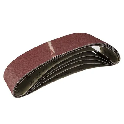 AB02 5 Pieces 100 x 915mm Sanding Belt 4 Inch x 36 Inch Sanding Screen Abrasive Band with 60 120 180