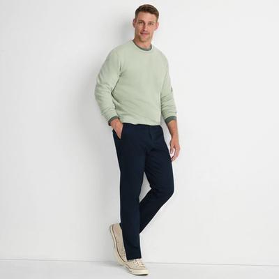 Ultimate Chinos, Straight Fit, Men, size: 42, regular, Blue, Cotton/Spandex/Polyester, by Lands' End