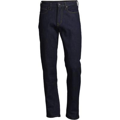 Stretch Denim Jeans, Traditional Fit, Men, size: 33, regular, Blue, Cotton-blend, by Lands' End