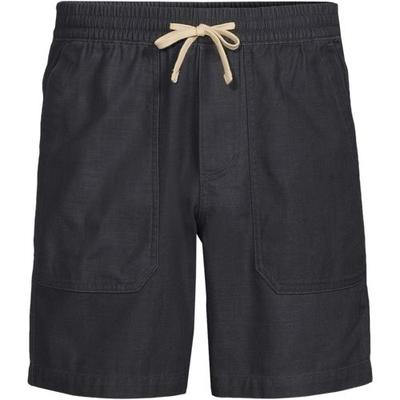 Pull-On Canvas Shorts, Men, size: 40-42, regular, Grey, Cotton, by Lands' End