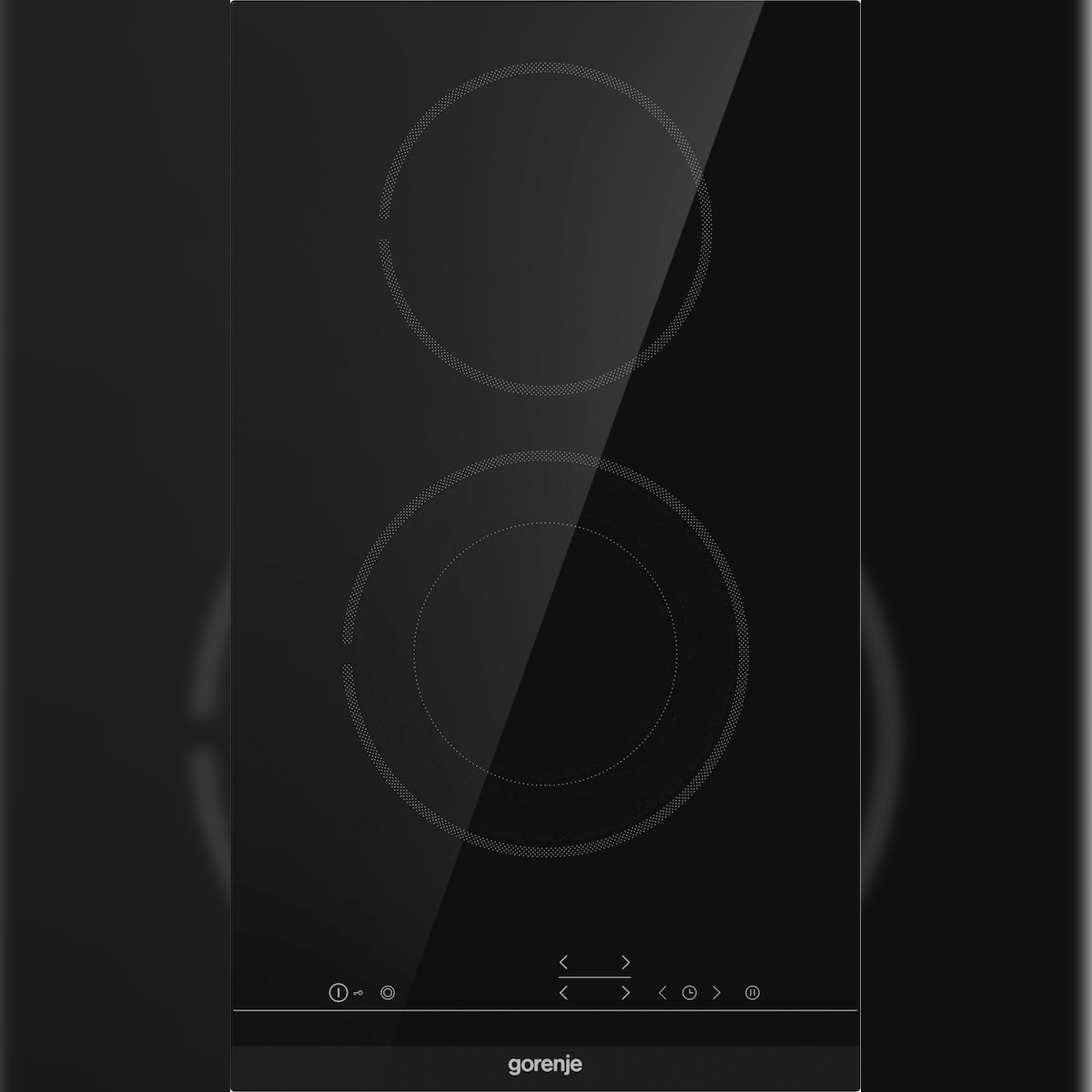 Gorenje ECT322BCSC Schwarz Integriert Keramik 2 Zone(n) Image