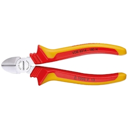GEDORE VDE-Seitenschneider mit Hüllenisolierung 160 mm, VDE 8314-160 H Image
