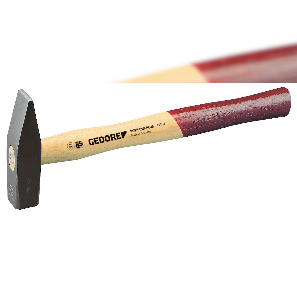GEDORE Schlosserhammer mit Eschenstiel, 200 g, 4 E-200 Image