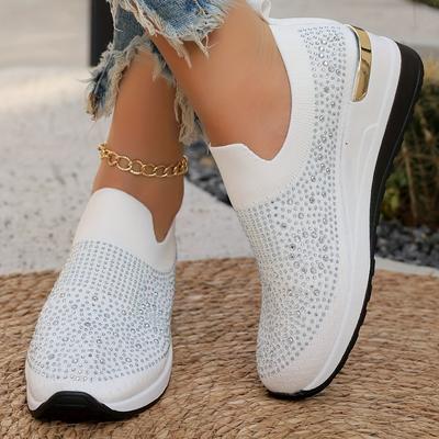 TEMU Women's Shoes Sports Shoes Mesh Breathable Versatile Casual Shoes Lightweight Soft Sole Running Shoes Image