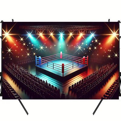 TEMU Versatile 7x5ft Polyester Backdrop - Birthday Parties, Cake Table Decor & Outdoor Celebrations, No Power Needed Image
