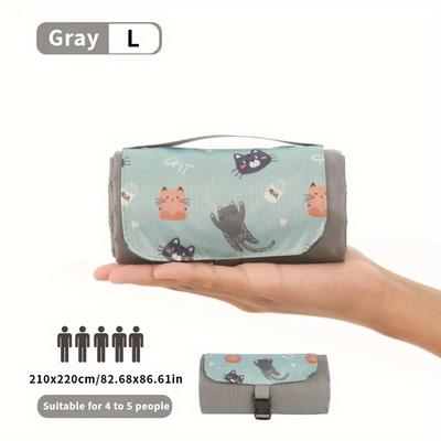 TEMU Multi-style Outdoor Portable Picnic Mat Pocket Mini Beach Camping Image