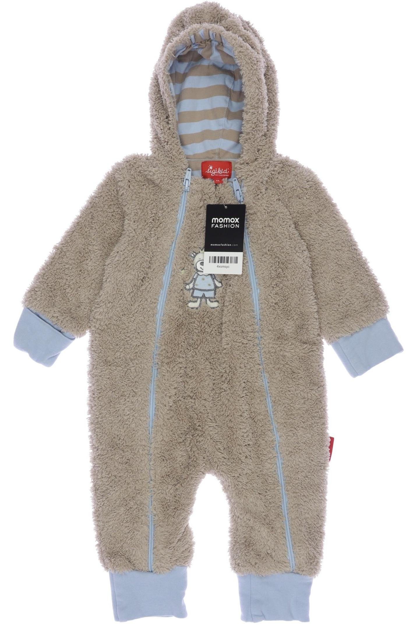 sigikid Jungen Strampler, Gr. 68, beige, Baumwolle, Synthetik Image