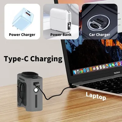 10000mAh Portable Waist Fan Clip on Wearable Belt Fan Rechargeable With Flashlight Neck Fan for Emergency Sports Outdoor Working