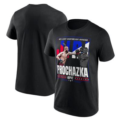 UFC Jiri Prochazka Jiri Flag T-Shirt - Black - Mens Image