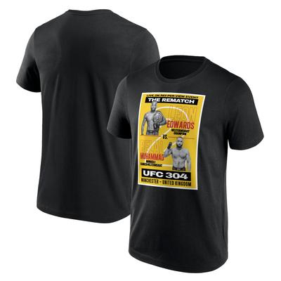 UFC 304 Match Up T-Shirt – Schwarz – Herren Image