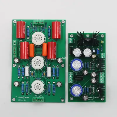 Hifi PRT03A Stereo-Röhrenvorverstärkerplatine, Basis auf C22-Schaltung + Image