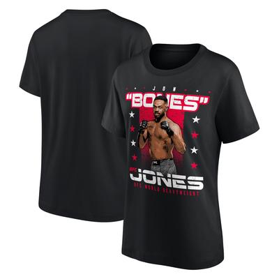UFC Jon Jones Bones Fighter Name T-Shirt – Schwarz – Damen Image