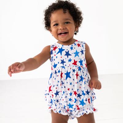 Bright Stars Bamboo Baby Bubble Romper - 3-6 months